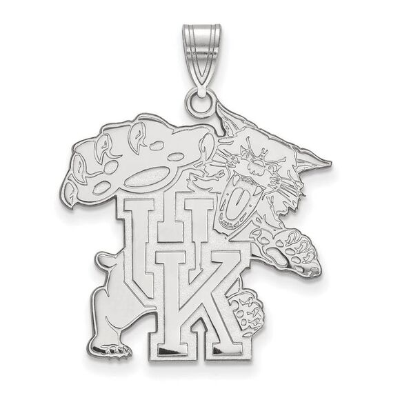 Sterling Silver U. of Kentucky XL Pendant
